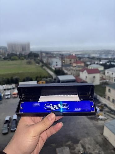 Məhsul: 24 dəlikli ağız harmonikası (mavi rəng) Brend işarəsi: YUEME