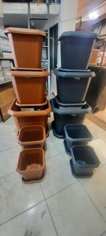 большие горшки для цветов: Dibcek qabi kvadrat gul qabi kvadrat dibcek qabi duzbucaqli gul qabi — 11