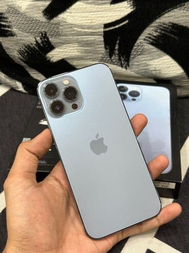 kabelər: IPhone 13 Pro Max, 128 GB, Sierra Blue, Face ID — 1