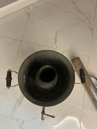 samovar satiram: Klassik metal samovar – kömür/odunla işləyən model. Xüsusiyyətlər: - — 2