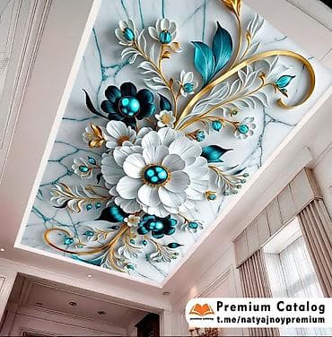 dartma tavanlar: 3D fotoprint gərgin tavanlar – dizayn və quraşdırma xidməti - — 2