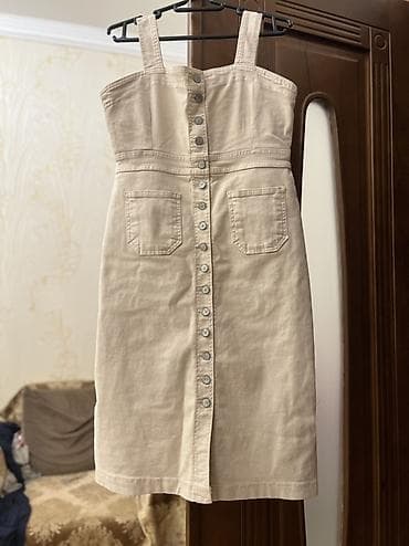 donları: Bej rəngli daş yuma effektli sarafan/kimono tipli don - Model: qalın — 1