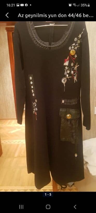 Az geynilmis yun don 44/46 bed uygun