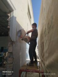 Digər tikinti xidmətləri: #Betonkesme #betondeşmə Beton kubik kərpic - dən kəsim deşim — 5