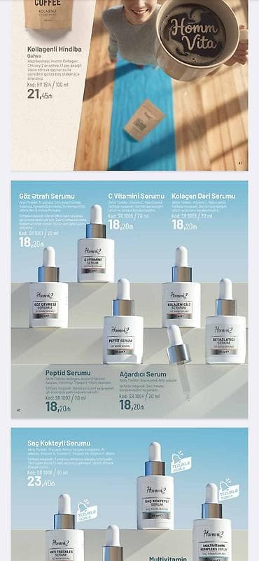 evalar vitamin c: Homm Life & Colour – Silver Series və digər xəttlərdən dəri və saç — 3