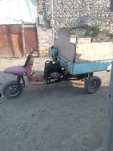 4 teker motor: Yükdaşıma üçün üçtəkərli motoarabası - Tip: Özəldən yığma üçtəkərli — 2