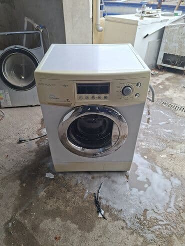 купить стиральную машину бу: Paltaryuyan maşın Daewoo, 7 kq, İşlənmiş, Avtomat, Qurutma var, Ödənişli çatdırılma — 1