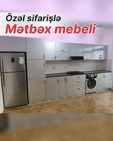 101 roza: Özəl sifarişlə mətbəx mebeli - Ölçüyə uyğun layihələndirmə: istənilən — 1