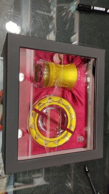 qızıl qabı: Armudu stəkanlar, rəng - Qızılı — 10