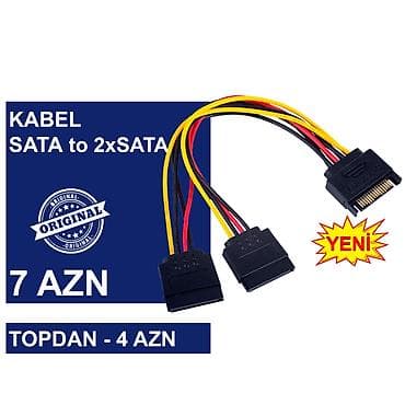 i 7: Kabellər "MOLEX/SATA to SATA/MOLEX Original" MƏHSULLAR TAM — 9