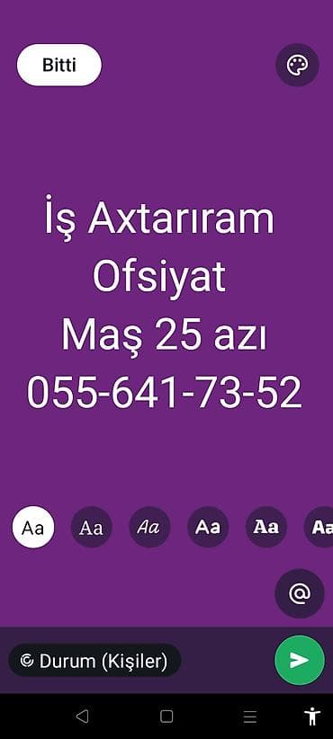 otel temizlik işi: Xidmət: Ofis işləri üzrə iş axtarışı - Ofis yönümlü vəzifələrdə — 1