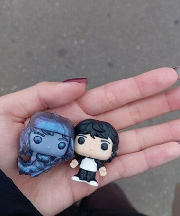 anime fiqur: Mini kolleksiya fiqurları – 2 ədəd - Material: PVC/vinil tipli bərk — 1
