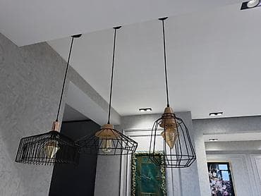İşıqlandırma: Çılçıraq, 3 lampa, Metal — 4