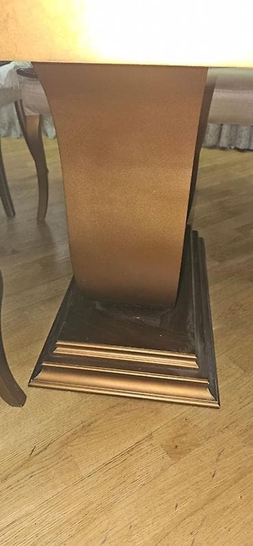 stol stil: Qonaq otağı üçün, İşlənmiş, Açılan, Dördbucaq masa — 7