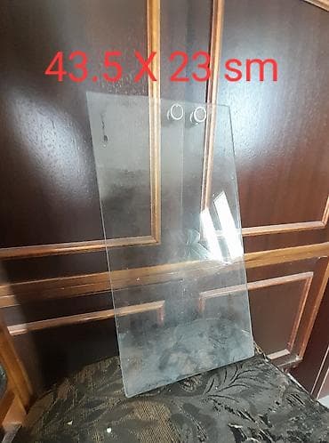 Qapı şüşələri: Düz kənarlı şüşə panellər. SSSR mebeldən çıxma. Ölçülər: • 36.3 x — 2