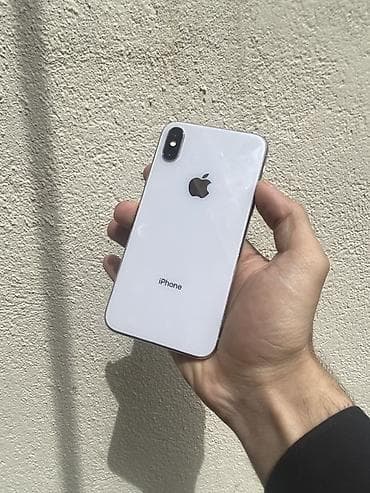IPhone X, 64 GB, Gümüşü