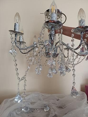 it sekilleri: Çılçıraq, 8 lampa, Metal — 4