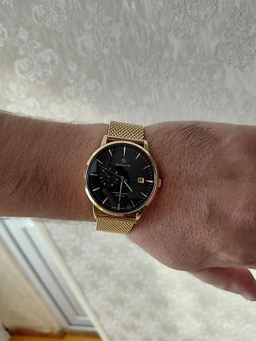 baki saati: Qol saatı, rəng - Qızılı — 1