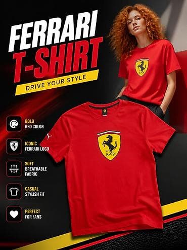 FERRARI X PUMA⚡️ TƏCİLİ SATILIR VƏ ENDİRİM VAR!Köynəyi real alıcıya — 1