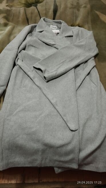 пальто loreta турция: Пальто, XL, цвет - Серый — 1