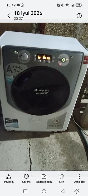 Hotpoint-Ariston AQUALTIS önyükləməli paltaryuyan maşın - Yük həcmi