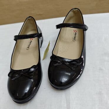 ГАЗ: Цвет - Черный Балетки, Размер: 36, Для девочек — 6