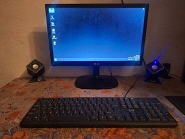 stolüstü kompüter: Stolüstü kompüter seti Tərkibi: - LG 19–22" LED monitor (şəkildə — 1