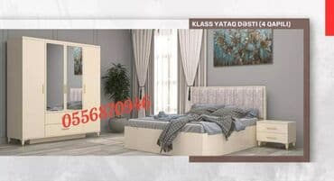 termo tek: İkinəfərlik çarpayı, Dolab, 2 tumba, Termo, Azərbaycan, Yeni — 5