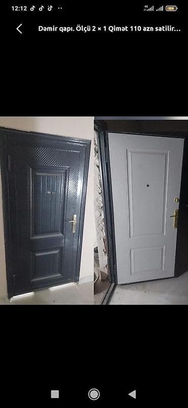 köhnə kitab satışı: Məhsul: Dəmir Seyf qapı Eni 1m Hündüru 2. 04m, seliqəli teze kimi — 1