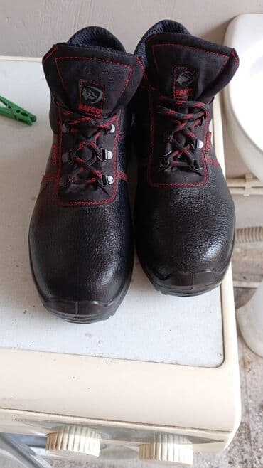 iş botinkaları: Saffco brendinin iş ayaqqabıları - Model: bağcıqlı, yüksək dillikli - — 2