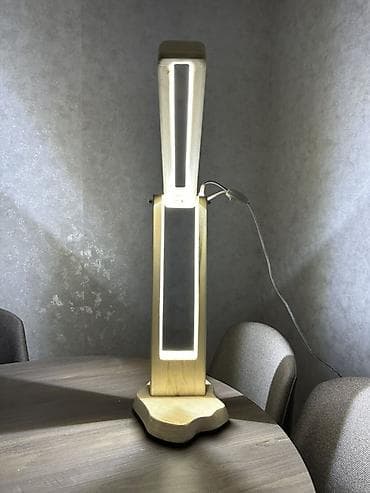 Картины и портреты: Taxta masa lampası – əl işidir - Material: təbii ağac (yumşaq — 5