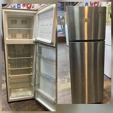 Soyuducular: 2 qapılı Midea Soyuducu Satılır, rəng - Gümüşü — 1