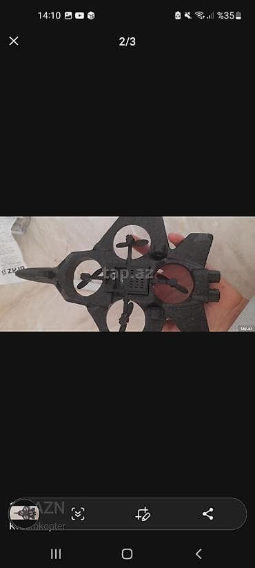 oyuncaq barbie: Kvadrakopter oyuncaq dron Dronda axrıncı dəfə problemsiz idi bataryası — 3