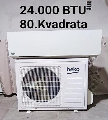 Ventilyatorlar: Kondisioner Beko, İşlənmiş, 70-80 kv. m, Split sistem, Kredit yoxdur, Ödənişli quraşdırma — 1