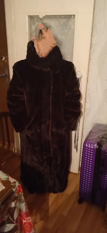 женские шапки из кролика: Шуба, L, цвет - Коричневый — 10