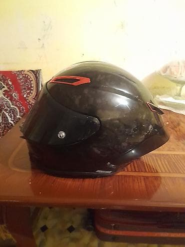 qar tekeri: AGV tam üzlü motosiklet dəbilqəsi - Rəng: qara, qırmızı ventilyasiya — 3