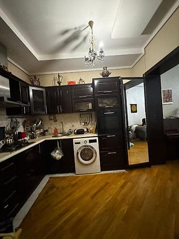 kiraye ev nargile: 1 otaqlı mənzil – mətbəx-studiya planı - Geniş mətbəx-studiya: tünd — 1