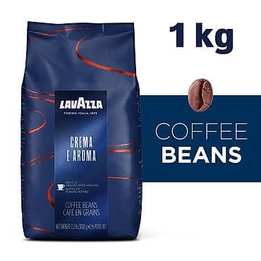 İçkilər: Lavazza Crema e Aroma – orijinal qəhvə dənələri - Çəki: 1 kq - Növ — 1