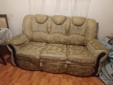 турецкая мягкая мебель в баку: Di̇van-kravat, 2 kreslo, Açılan — 4