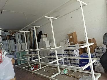 Moyka avadanlığı: Mağaza üçün metal və taxta stendlər/rəflər - Material: möhkəm metal — 2