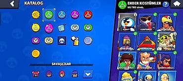Brawl Stars hesabı – geniş kostyum kataloqu Endirim olar - Kataloqda