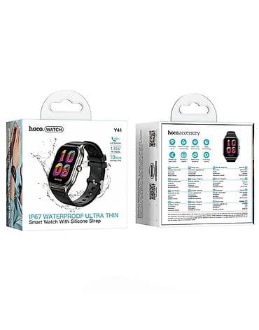 Hoco Watch Y41 ağıllı saat – IP67 suya davamlı, ultra nazik korpus və