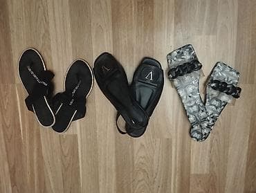 Çəkmələr: Qadın üçün yay ayaqqabıları dəsti - Dəst: 4 cüt. ölçü41-42,40 — 1