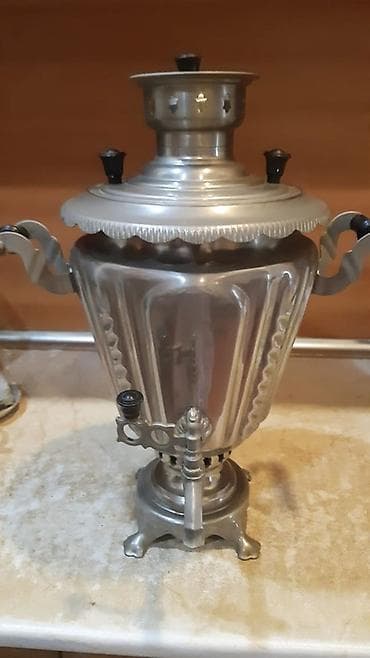 İşlənmiş Od Samovar, 5 l, Pulsuz çatdırılma