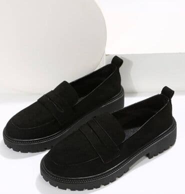 parça mokasinlər: Ölçü: 37, rəng - Qara, Yeni — 1