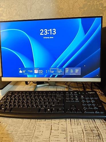 led fanar: Xanım işlədib. Windows 11 Əməliyyat sistem Orginal Monitor HP — 3