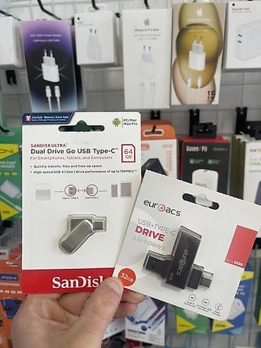 fləş kart: Flash kart Sandisk, 64 GB, USB 3.1, Yeni — 1