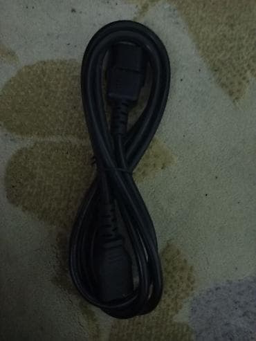 monitor alıram: Kompyuter üçün elektrik kabeli (C13-C14 tipli, IEC). - Rəng: qara - — 1