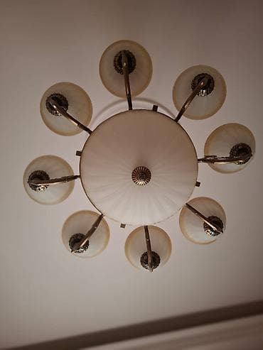 Çılçıraq, 9 lampa, Metal — 2