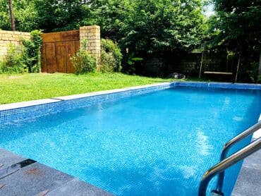 lokbatanda torpaq sahesi: 100 kv. m, 3 otaqlı, Hovuzlu, Kombi — 2